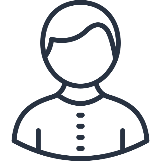 Icône tête masculine