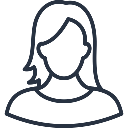 Icône tête féminine